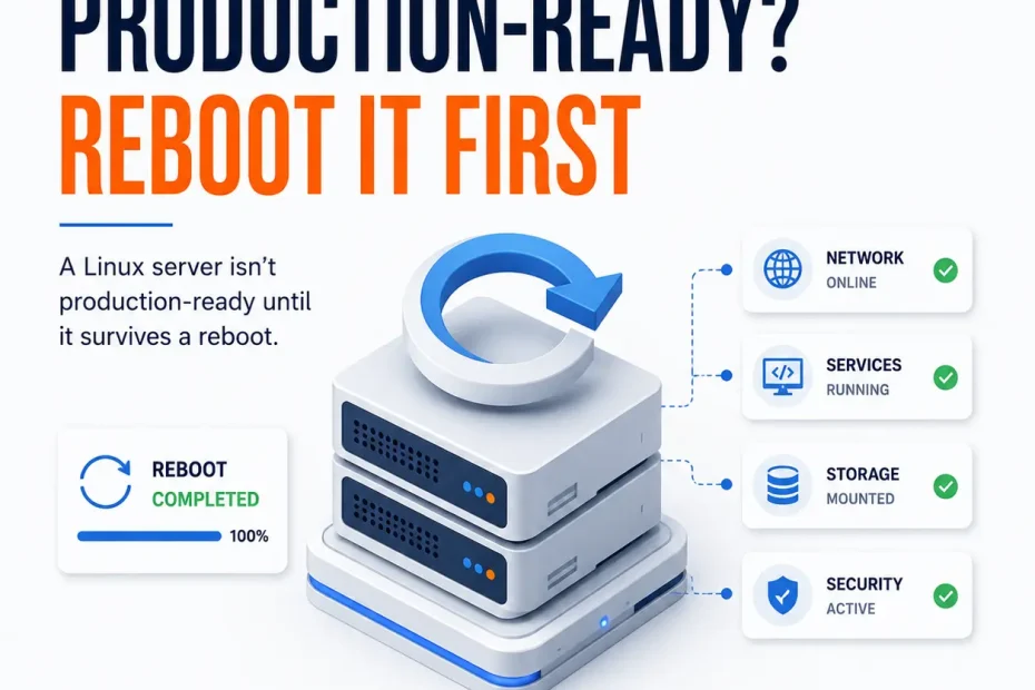 A Linux Server Is Not Production-Ready Until It Survives a Reboot