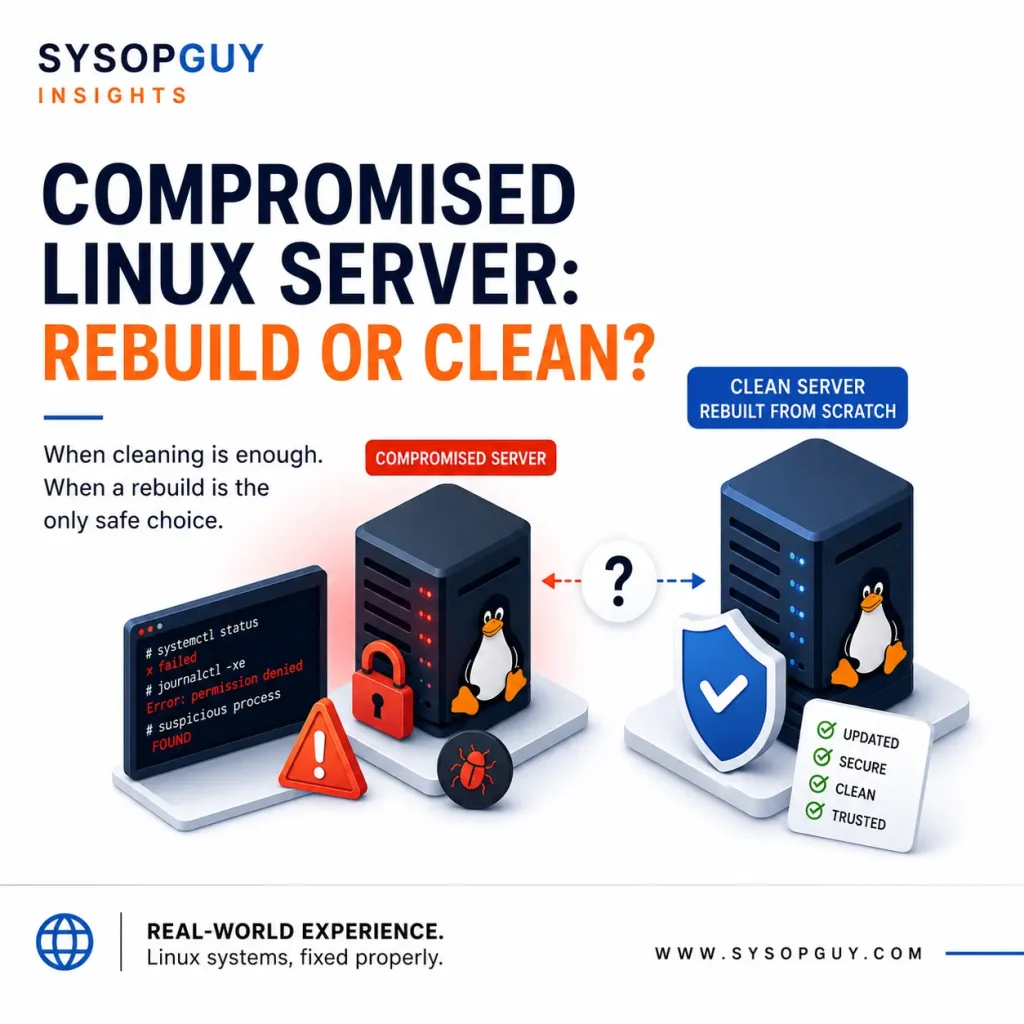 Compromised Linux Server - Rebuild or Clean