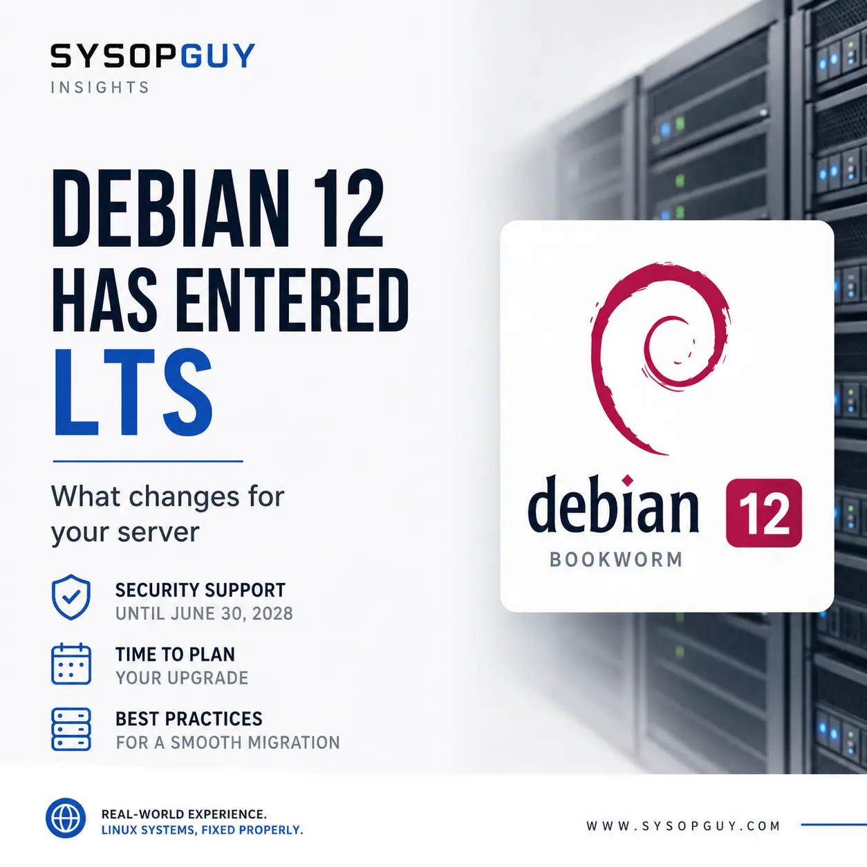 Debian 12 Has Entered LTS - What Changes for Your Server