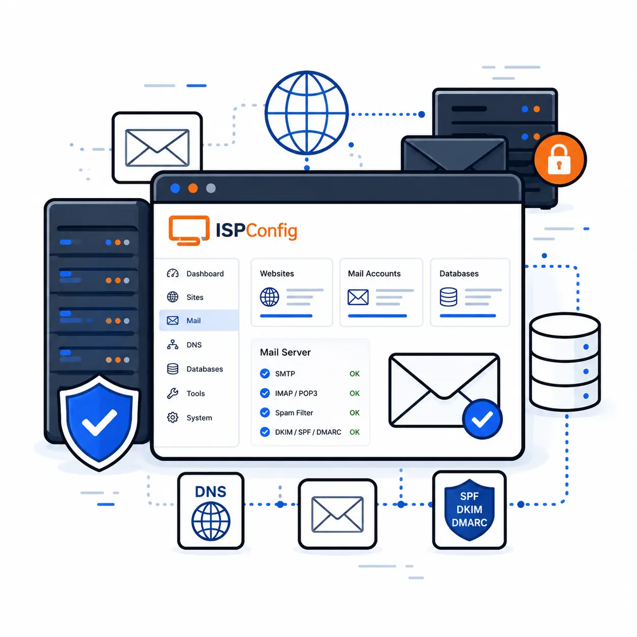 ISPConfig & Mail Server
