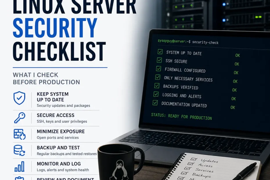 Linux Server Security Checklist - What I Check Before Production