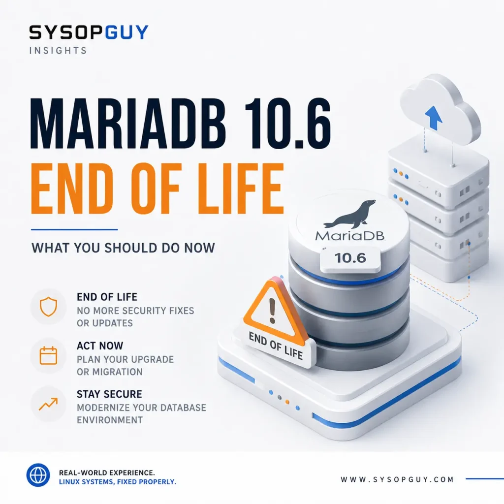 MariaDB 10.6 Has Reached End of Life - What You Should Do Now