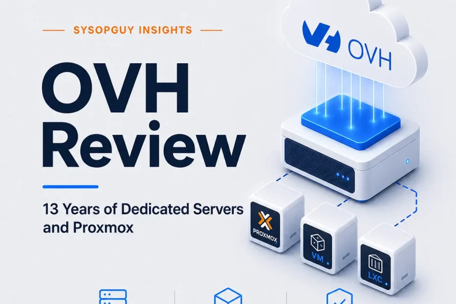 OVH Review - 13 Years of Dedicated Servers and Proxmox