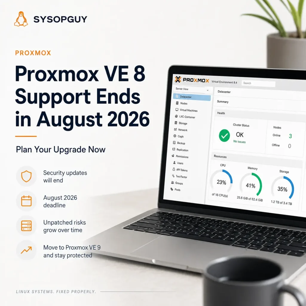 Proxmox VE 8 Support Ends in August - Plan Your Upgrade