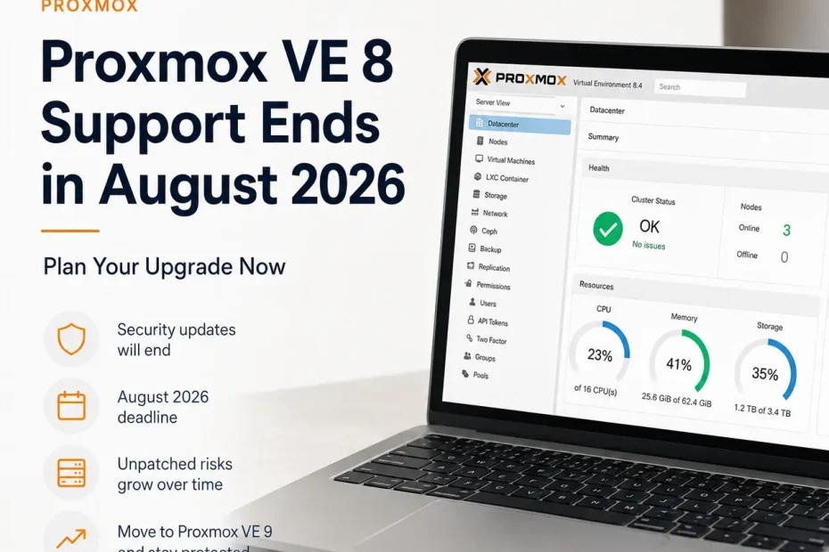 Proxmox VE 8 Support Ends in August - Plan Your Upgrade