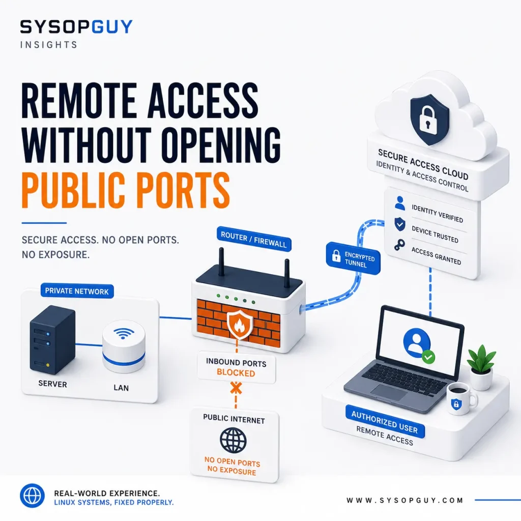 Remote Access Without Opening Public Ports