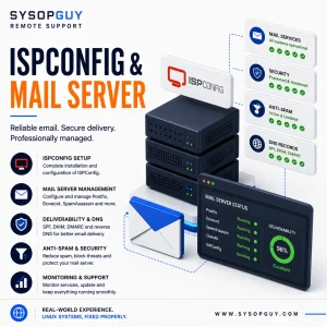 Remote ISPConfig and Mail Server Support