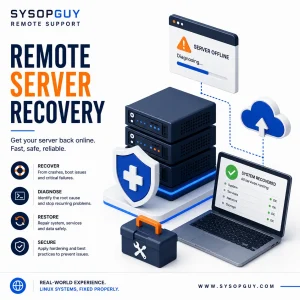 Remote Linux Server Recovery