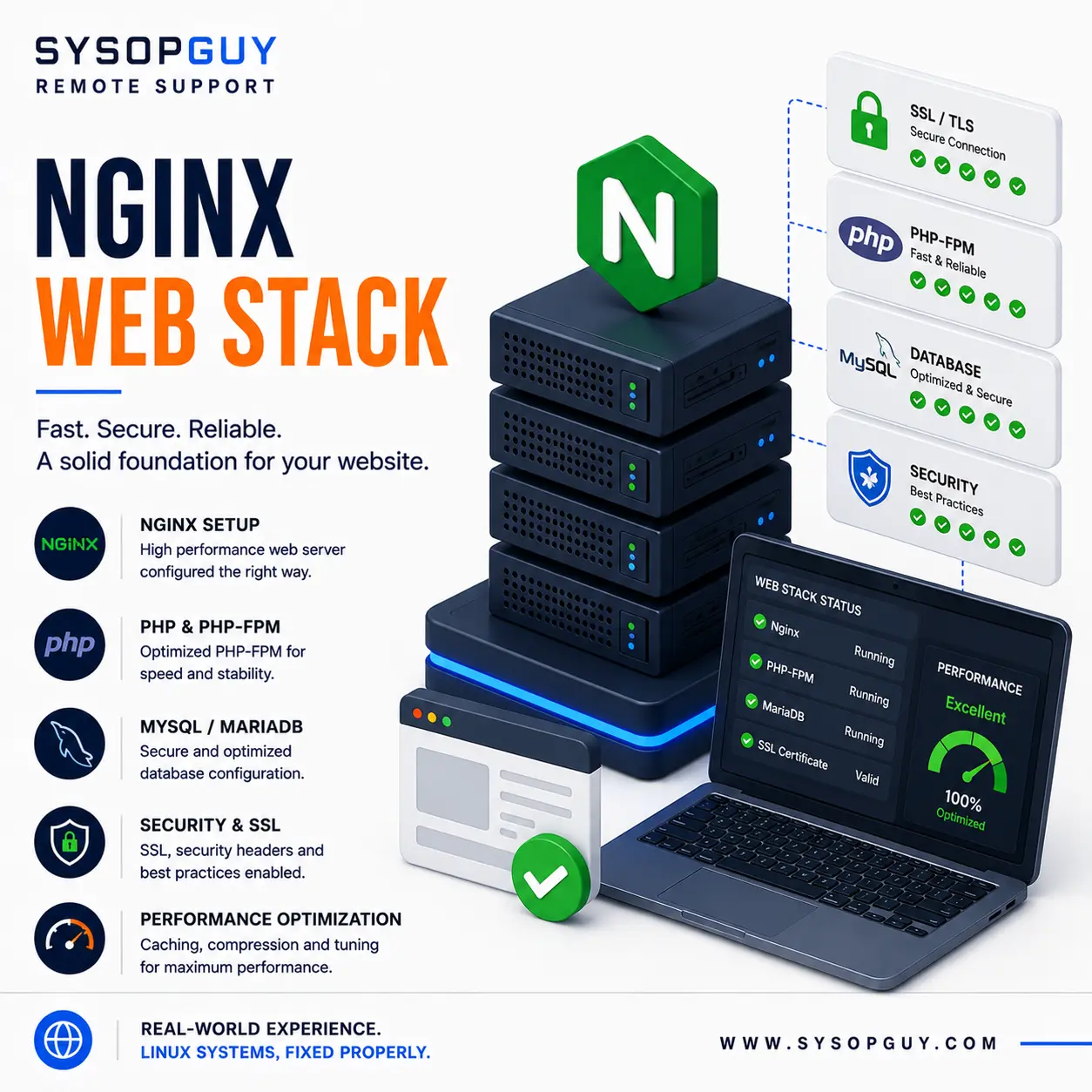 Remote Nginx and Web Stack Support