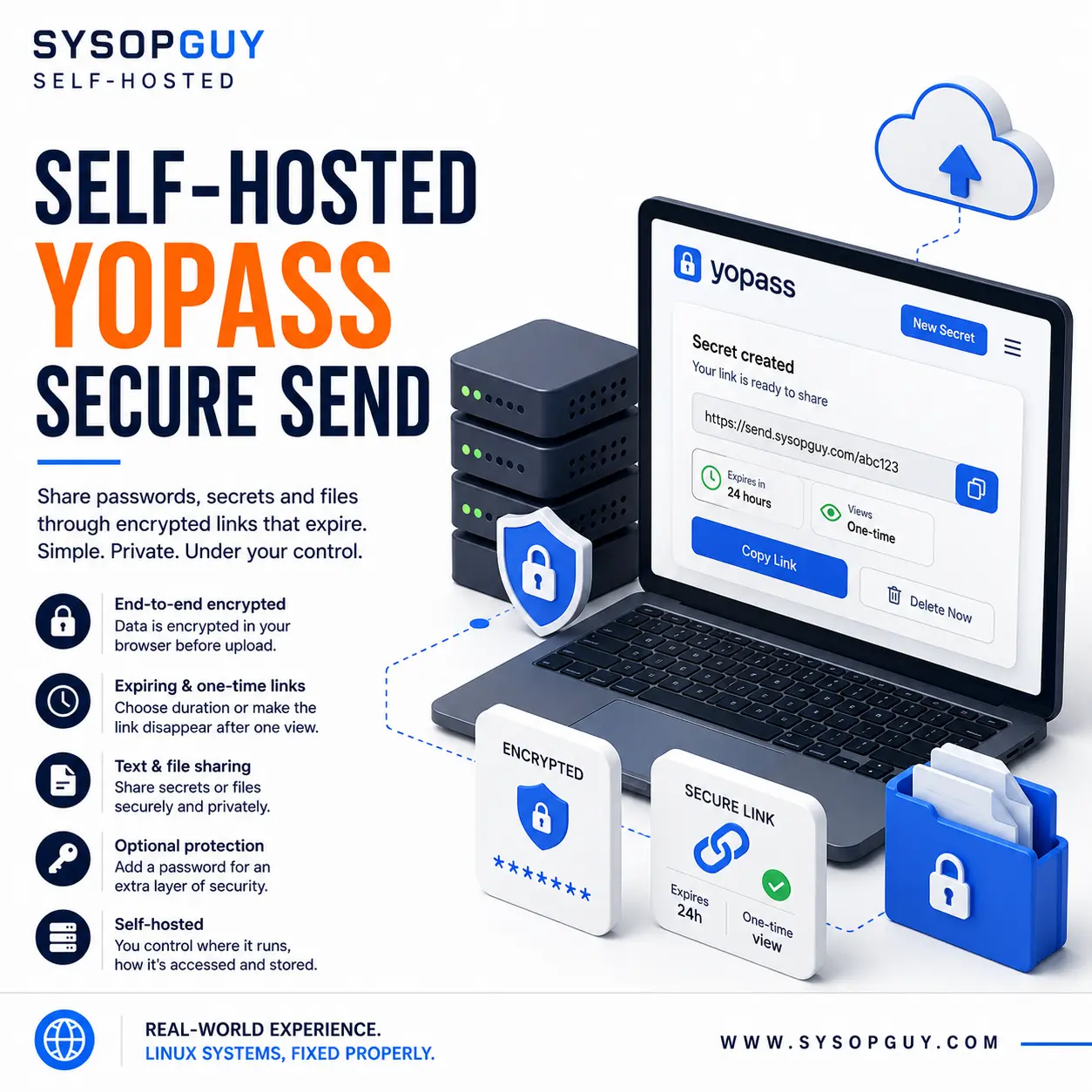 Self-Hosted Yopass Secure Send _ SYSOPGUY