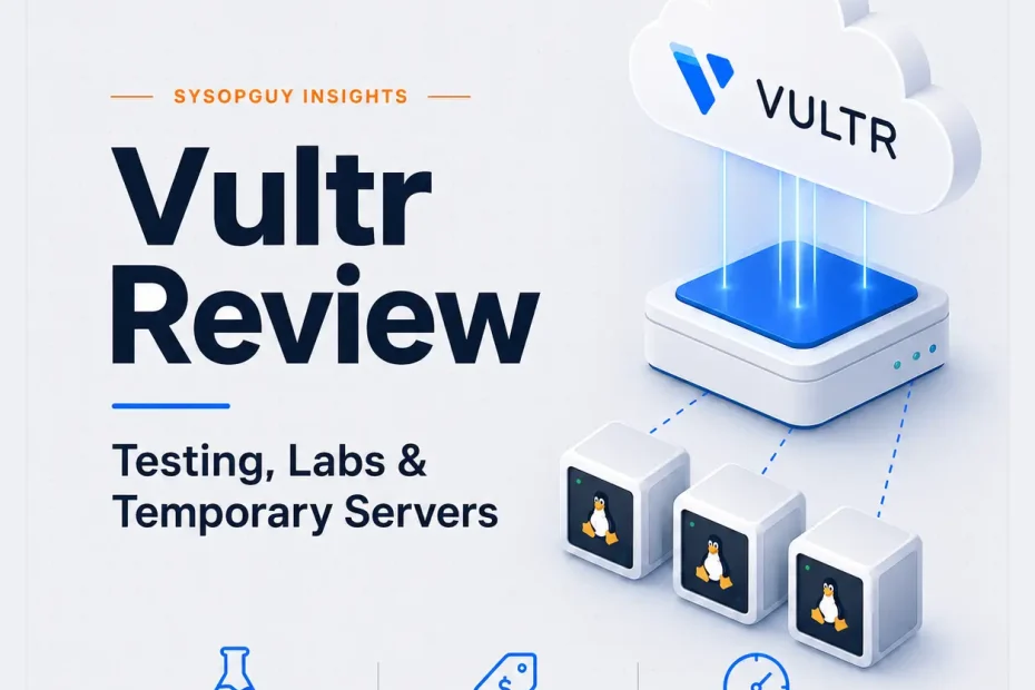 Vultr Review - Why I Use It for Testing Labs and Temporary Servers