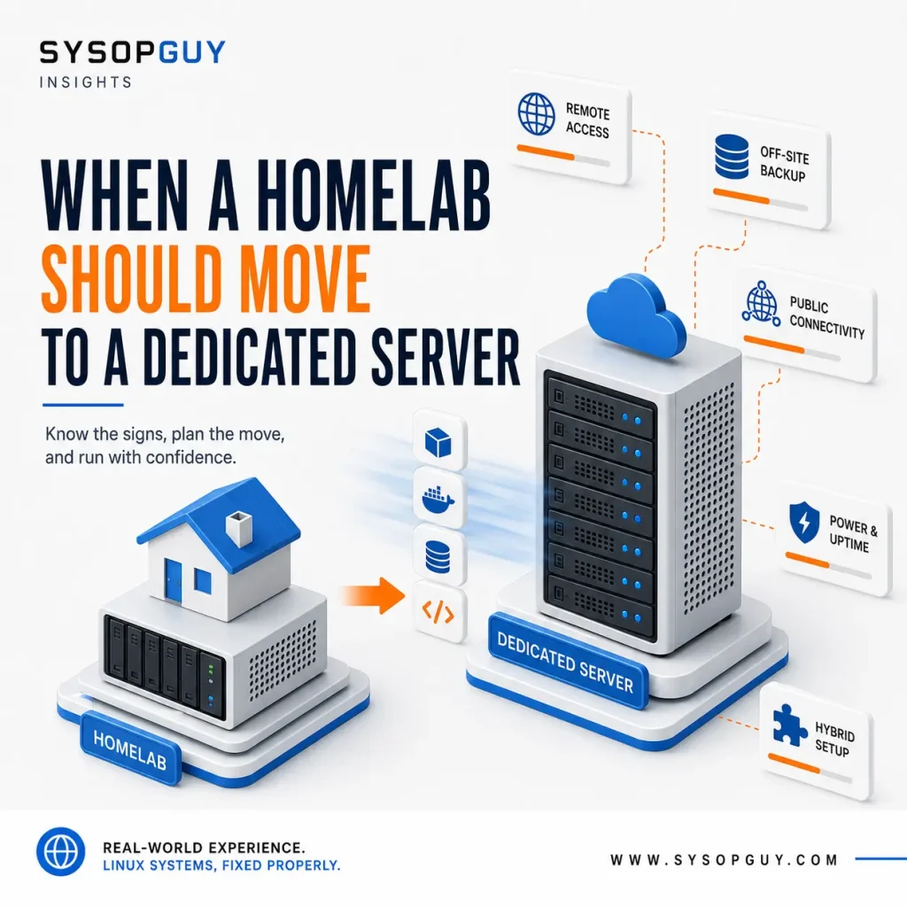 When a Homelab Should Move to a Dedicated Server
