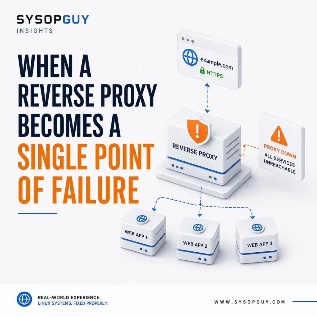 When a Reverse Proxy Becomes a Single Point of Failure