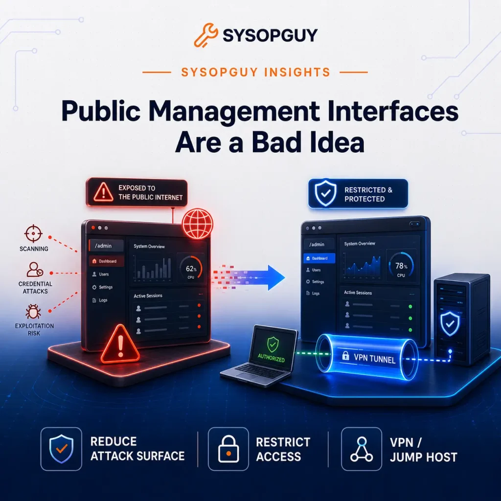 Why Public Management Interfaces Are a Bad Idea
