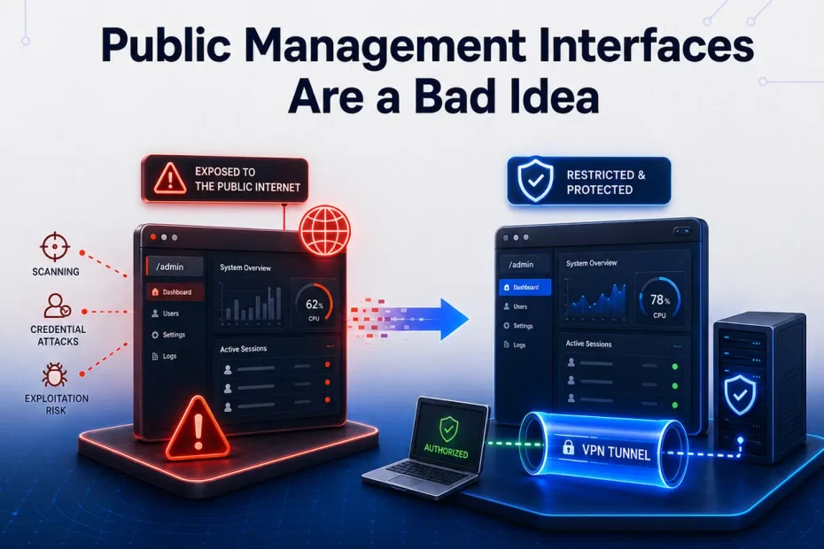 Why Public Management Interfaces Are a Bad Idea