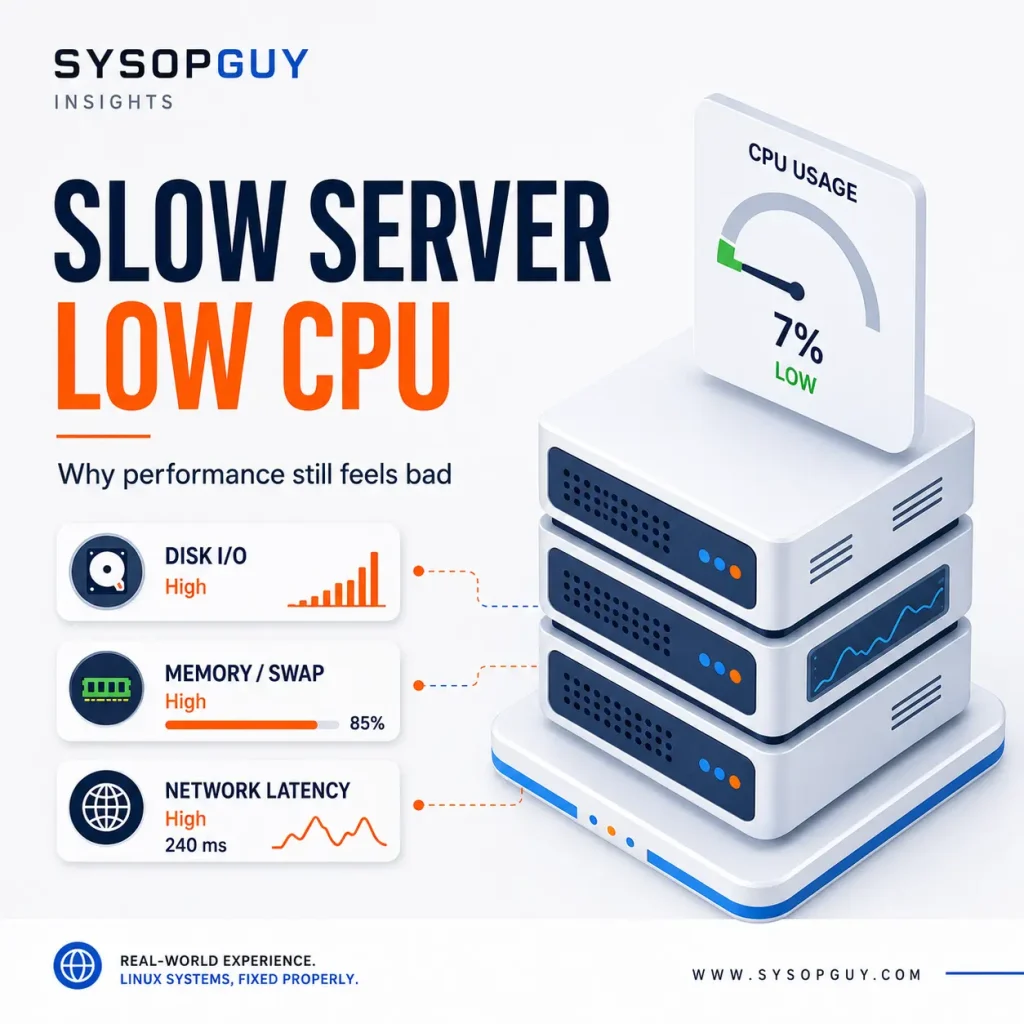 Why Your Linux Server Is Slow Despite Low CPU Usage