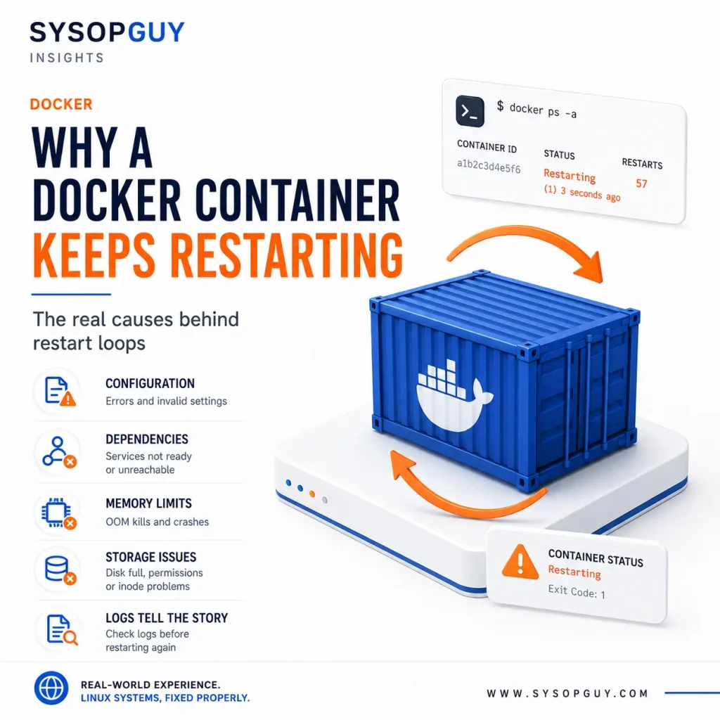Why a Docker Container Keeps Restarting