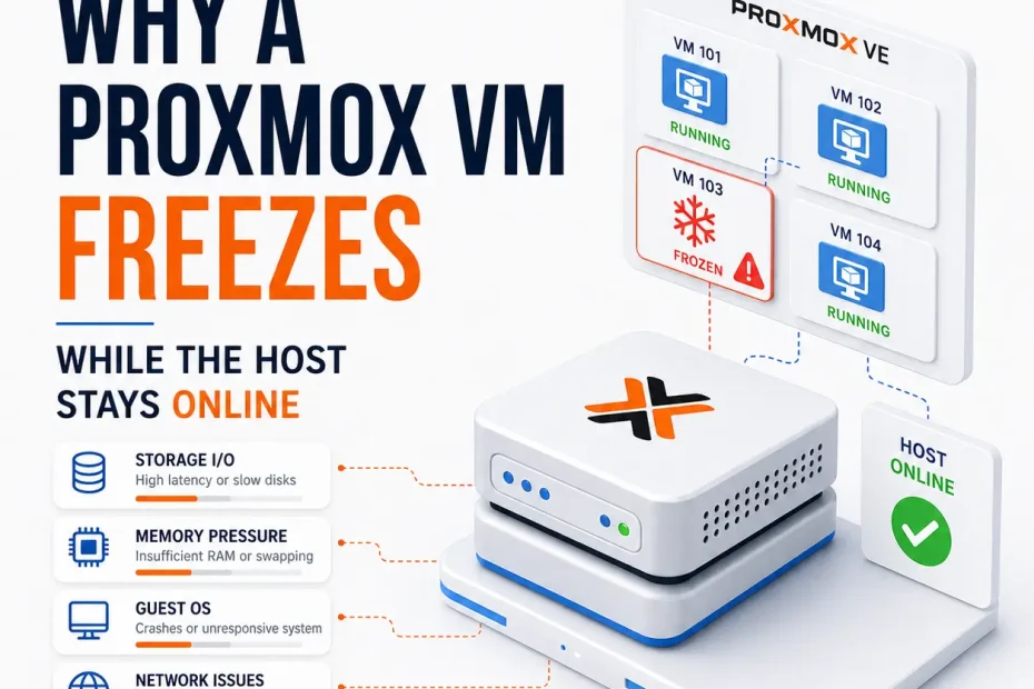 Why a Proxmox VM Freezes While the Host Stays Online