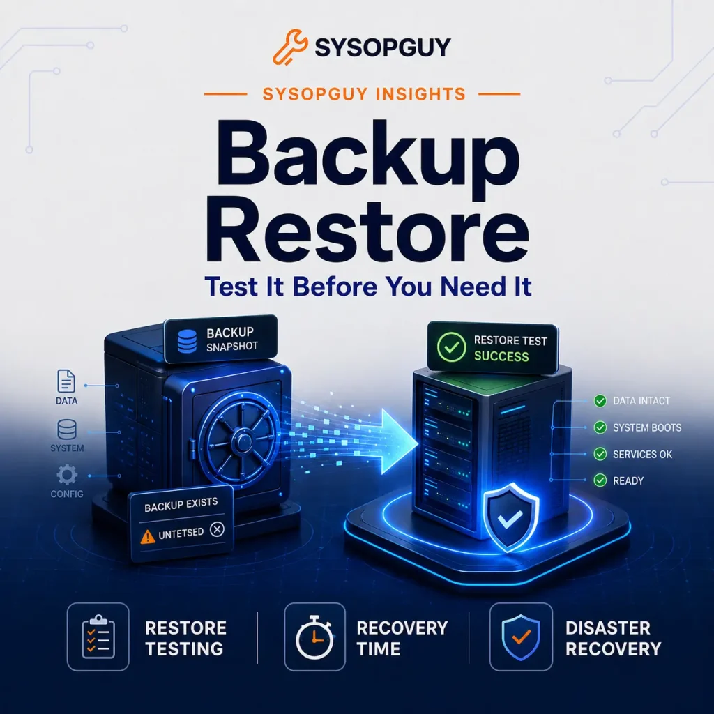 Your Backup Is Useless Until You Test a Restore
